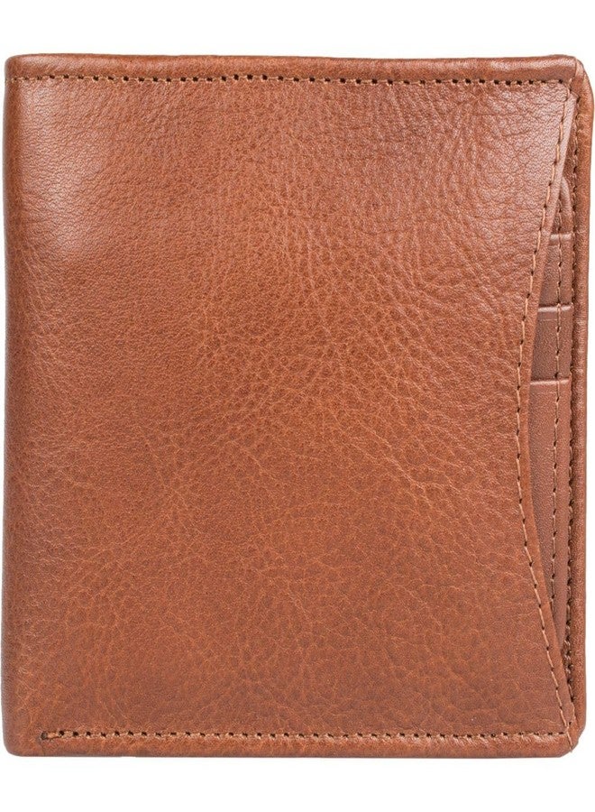 Hidesign Men's Leather Wallet (21036 Rf, Tan) - Image 1